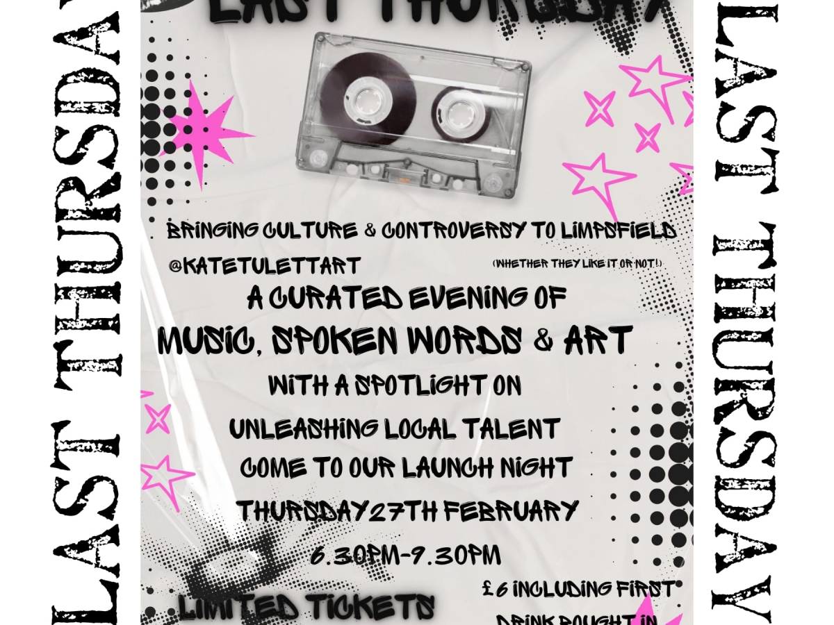 Last Thursday – culture and controversy come to&nbsp;Limpsfield!